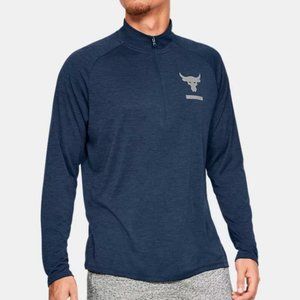 Under Armour Mens Project Rock Tech ½ Zip T-Shirt